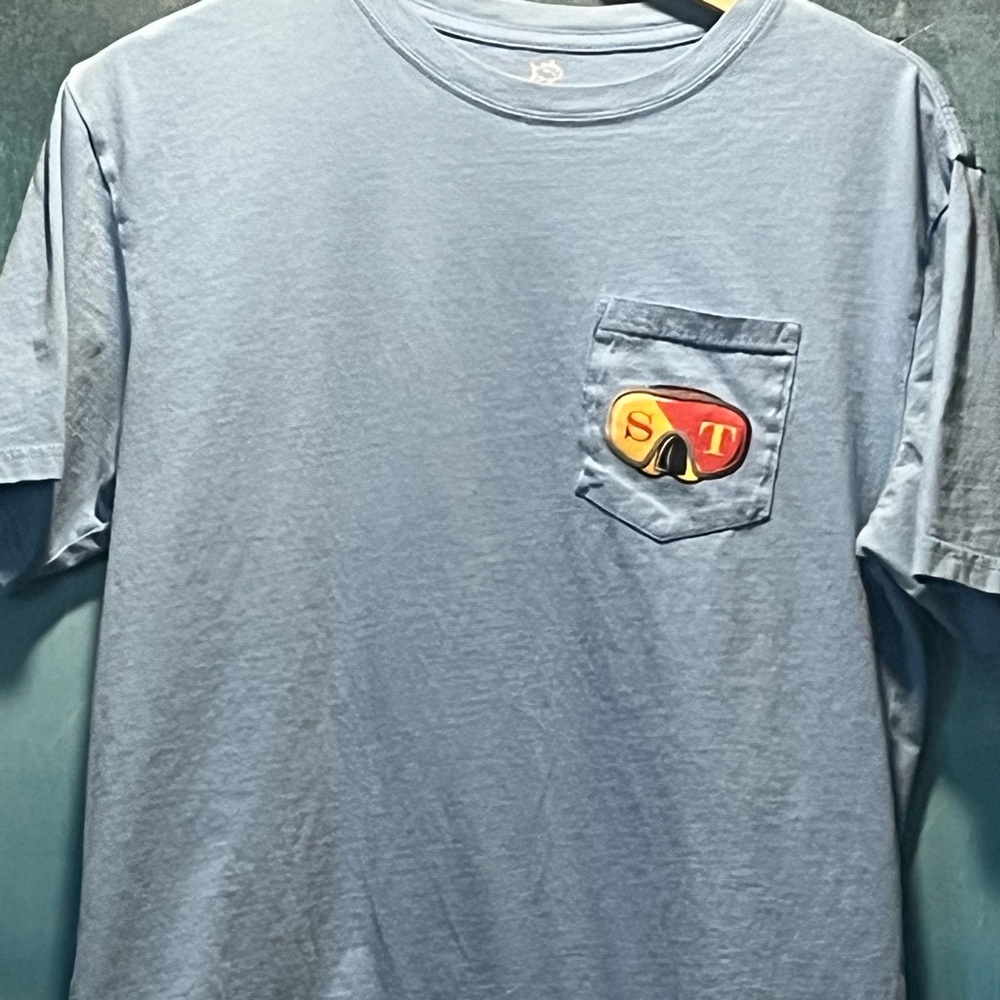 Southern tide tshirt man overboard